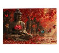 Puzzle 2000 Pezzi, Puzzle 2000 Pezzi per Adulti, Gioco Educativo Fai Da Te con Scatola Regalo per Adulti, Legno Spesso e Resistente, Impegnativi Rompecapo, Idea Regalo Donne e Uomini, Tema: Loto, P-7