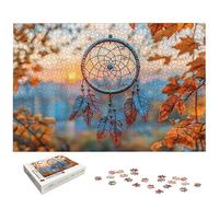 Puzzle 2000 Pezzi, Puzzle Cacciatore di Sogni per Adulti, Piuma Puzzles in Legno con Squisita Scatola di Imballaggio, Puzzles in Legno Impegnativi per Famiglie, Decorazioni Casa, Regalo Donna, -6032