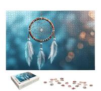 Puzzle 2000 Pezzi, Puzzle Cacciatore di Sogni per Adulti, Piuma Puzzles in Legno con Squisita Scatola di Imballaggio, Puzzles in Legno Impegnativi per Famiglie, Decorazioni Casa, Regalo Donna, -6006