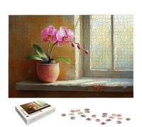 Puzzle 2000 Pezzi, Puzzle Orchidea per Adulti, Paesaggi Puzzles in Legno con Squisita Scatola di Imballaggio, Puzzles in Legno Impegnativi per Famiglie, Decorazioni Casa, Regalo Donna/Uomo, -6202