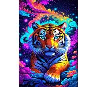 Puzzle 2000 Pezzi, Puzzle per Adulti Animali Tigri 100x70 cm, Impossibile Difficile Puzzles Impegnativo Come Regalo e Decorazione per Pareti