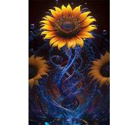 Puzzle 2000 Pezzi, Puzzle per Adulti Girasole 100x70 cm, Impossibile Difficile Puzzles Impegnativo Come Regalo e Decorazione per Pareti