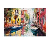 Puzzle 2000 Pezzi, Puzzle Venezia, Puzzles in Legno con Compact Box Tema Paesaggi, Puzzles Classico per Adulti e Tutta la Famiglie, Divertimento, Idea Creativo Regalo Uomo Regalo Donna, Decor -1485