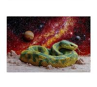 Puzzle 2000 pezzi Serpente per Adulti, Puzzle Starry Night in Legno Adulti, Rompecapo in Legno Impegnativi, Giochi Educativo per Famiglie, Rompecapo con Scatola Regalo Decorazioni casa, Regalo Q-26