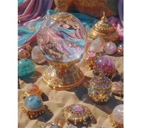 Puzzle 2000 pezzi Sfera cristallo con gemma per Adulti, 100x70cm Puzzle Adulti 2000 pezzi, Giochi Di Puzzle per Tutta La Famiglia, Un Regalo Festivo per Gli Amici in Una Bella Confezione