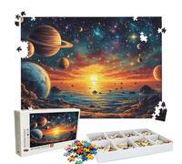 Puzzle 2000 Pezzi sogno Pianeta, Puzzle 2000 Pièces Challenge Impossible, Puzzles 99.5x70.5 cm Taglia Grande Adulti, Giochi Educativo per Famiglie, Regalo Puzzles Classici, Decorazioni Casa W3H-98