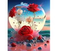 Puzzle 2000 pezzi, Spiaggia delle Rose Rosse Puzzle Classici per Adulti, Giocattoli di Gioco Impegnativi, puzzle Impossibile, Puzzles per Gioco Familiare, Regalo per Amore e Amico 100 x 70 cm