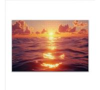 Puzzle 2000 Pezzi Tramonto Oceano Puzzle Grandi Dimensioni per Adulti 100x70cm, Adulti Difficili Impossible Giochi, Rilassamento e Intelligence, Jigsaw Personalizzato Regalo per Maschio e Femmina M-9