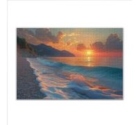 Puzzle 2000 Pezzi Tramonto Spiaggia Puzzle Grandi Dimensioni per Adulti 100 x 70cm, Adulti Difficili Impossible Giochi, Rilassamento e Intelligence, Jigsaw Personalizzato per Maschio e Femmina M-0