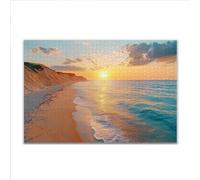 Puzzle 2000 Pezzi Tramonto Spiaggia Puzzle Grandi Dimensioni per Adulti 100 x 70cm, Adulti Difficili Impossible Giochi, Rilassamento e Intelligence, Jigsaw Personalizzato per Maschio e Femmina E-1