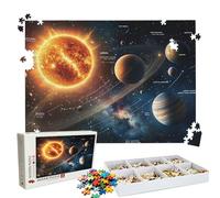 Puzzle 2000 Pezzi universo Pianeta, Puzzle 2000 Pièces Challenge Impossible, Puzzles 99.5x70.5 cm Taglia Grande Adulti, Giochi Educativo per Famiglie, Puzzles Classici, Decorazioni Casa W3H-441