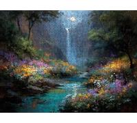 Puzzle 2000 Pezzi, Valle Delle Cascate 3D Puzzle per Adulti Impegnativo, Educa Puzzles Artistico, Divertente E Stimolante Puzzles Decorativo per La Famiglia, Come Regalo e Decorazione Pareti R6KH-706