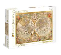 Puzzle 2000 pezzi Vecchia mappa del mondo