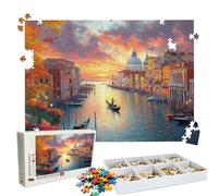 Puzzle 2000 Pezzi Venezia Città ll'acqua, Puzzle 2000 Pièces Challenge Impossible, Puzzles 99.5x70.5 cm Taglia Grande Adulti, Giochi Educativo per Famiglie, Idea Regalo Decorazioni Casa W3H-330