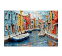 Puzzle 2000 pezzi Venezia, Puzzle 2000 pezzi Adulti, Gioco Educativo Fai Da Te con Scatola Regalo per Adulti, Legno Spesso e Resistente, Impegnativi Rompecapo, Idea Regalo Donne Uomini,(Astratto) S-69
