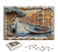 Puzzle 2000 Pezzi Venezia, Puzzle Paesaggi in Legno per Adulti, Misura: 100x70 cm, Puzzles 2000 Pezzi per Adulti, Giochi Educativo per Famiglie, Puzzles per Idea Regalo Donna, Decorazioni Casa, -5283
