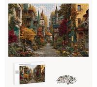 Puzzle 2000 Pezzi - Vista Streetle & Autunno - Puzzle in Legno Durevole con Lettere sul Retro - 70 x 100 cm - Hobby Creativo Senza Polvere - Articolo per Collezionisti e 14 Anni in Su P3#18