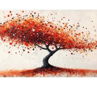Puzzle 2000 Pieces Albero colorato Puzzle Impossibili Giocattolo Intellettuale Adatto per Adulti O Bambini Sopra I 14 Anni, Calma La Tua Mente Riduce Lo Stress Di Lavoro Idea Regalo Uomo/Donna A-5
