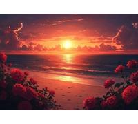Puzzle 2000 Pieces Tramonto panoramico Gioco Educativo Intellettuale Migliora La Concentrazione E Creatività, Puzzle Adulti E Ragazzi Da 14 Anni Compact Box Con Poster Incluso Idea Regalo Donna J-6