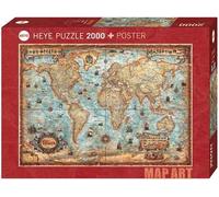 Heye - Puzzle Il mondo - 2000 Pezzi
