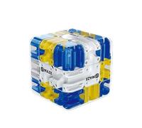 Puzzle 2025, labirinto 3D a forma di labirinto, grande labirinto, palla magica in marmo per alleviare lo stress (blu, giallo, bianco)