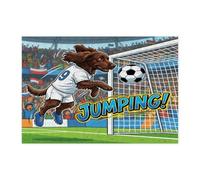 Puzzle 2026 a forma di cane Boykin Spaniel per adulti, 300 pezzi, puzzle in legno stampato con cucciolo che salta, decorazioni con motivo sportivo per feste di intrattenimento