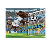 Puzzle 2026 a forma di cane Boykin Spaniel per adulti, 500 pezzi, puzzle in legno stampato con cucciolo che salta, decorazioni con motivo sportivo per feste di intrattenimento