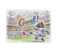 Puzzle 2026 a forma di cane Cairn Terrier, per adulti, 500 pezzi, puzzle in legno per partita del cucciolo, decorazioni sportive per l'intrattenimento domestico