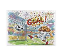 Puzzle 2026 a forma di cane Cocker Spaniel per adulti, 500 pezzi, puzzle in legno per partita del cucciolo, decorazioni sportive per l'intrattenimento domestico