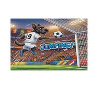 Puzzle 2026 a forma di cane Scottish Terrier per adulti, 1000 pezzi, puzzle in legno stampato con testa che salta un cucciolo, decorazioni con motivo sportivo per feste di intrattenimento