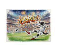 Puzzle 2026 con cane Border Collie per adulti, 500 pezzi, puzzle in legno per partita del cucciolo di tiro, decorazioni sportive per l'intrattenimento domestico