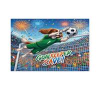 Puzzle 2026 con cane Cavalier King Charles Spaniel per adulti, 1000 pezzi, puzzle stampati in legno con cucciolo di portiere, decorazioni sportive per l'intrattenimento domestico