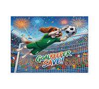 Puzzle 2026 con cane Cavalier King Charles Spaniel per adulti, 500 pezzi, puzzle stampati in legno con cucciolo di portiere, decorazioni sportive per l'intrattenimento domestico