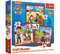 Puzzle 3 in 1 PAW PATROL Cagnolini allegri Trefl