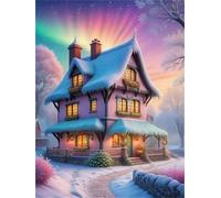 Puzzle 30 Pezzi Adulti Casa dell'Aurora Arcobaleno, Fai da Te puzzle difficili adulti 30 pezzi 25x20cm, Intrattenimento Creativo, Divertimento, Gioco di Abilità per Tutta la Famiglia