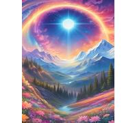 Puzzle 30 Pezzi Adulti, Giochi Educativo e Giocattoli Sfida, Puzzles Divertenti per Uomo e Donna, jigsaw puzzle adulti Regalo, Tema:Vista sulle montagne