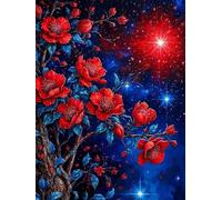 Puzzle 30 Pezzi Adulti, Giochi Educativo e Giocattoli Sfida, Puzzles Divertenti per Uomo e Donna, jigsaw puzzle adulti Regalo, Tema:Fiore della notte oscura