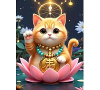 Puzzle 30 Pezzi Adulti, Giochi Educativo e Giocattoli Sfida, Puzzles Divertenti per Uomo e Donna, jigsaw puzzle adulti Regalo, Tema:Gatto fortunato