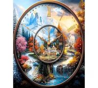 Puzzle 30 Pezzi Adulti Orologio stagionale, Fai da Te puzzle difficili adulti 30 pezzi 25x20cm, Intrattenimento Creativo, Divertimento, Gioco di Abilità per Tutta la Famiglia