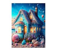 Puzzle 30 Pezzi, Cottage Sogno Sulla Spiaggia Puzzles, Puzzle Impossibile Gioco Logici Sfida Difficile Puzzles 30 Pezzi per Adulti