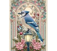 Puzzle 30 Pezzi per Adulti Magnifici uccelli da finestra, Intrattenimento Creativo, Divertimento, puzzle 30 pezzi Arte, Idea Regalo per Amore e Amico