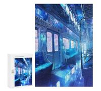 Puzzle 300 PCS Anime Inside The Train Puzzle Per Adulti Puzzle Regalo Di Compleanno Difficile E Sfida Gioco Impegnativo Regali 300 PCS