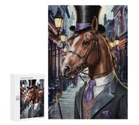 Puzzle 300 PCS Horse British Puzzle Per Adolescenti Giochi Rilassanti Sfida Difficile Regali Unici Per Compleanno E Natale 300 PCS
