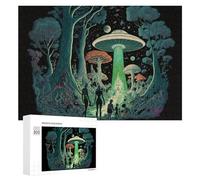 Puzzle 300 PCS Per Adolescenti Alien Encounter in A Fantasy Forest Puzzle Per Adulti Giochi Rilassanti Perfetto Per Decorare E Regalare A Tutta La Famiglia 300 PCS