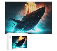 Puzzle 300 PCS Per Adolescenti Alien Whale Space Puzzle Per Adulti Giochi Rilassanti Perfetto Per Decorare E Regalare A Tutta La Famiglia 300 PCS