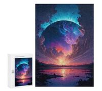 Puzzle 300 PCS Per Adolescenti Big Planet in Space Puzzle Per Adulti Giochi Rilassanti Perfetto Per Decorare E Regalare A Tutta La Famiglia 300 PCS