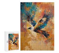 Puzzle 300 PCS Per Adolescenti Eagle Art Print, Abstract Painting Puzzle Per Adolescenti, Ma Divertenti E Umoristici, Sfida Educativa, Gioco Intellettuale 300 PCS