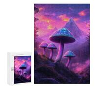 Puzzle 300 PCS Per Adolescenti Enchanted Mushroom Forest Puzzle Per Adolescenti, Ma Divertenti E Umoristici, Sfida Educativa, Gioco Intellettuale 300 PCS