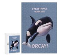 Puzzle 300 PCS Per Adolescenti Everythings Gonna Be Orcay Puzzle Per Adulti Giochi Rilassanti Decorazione Per La Casa Regali Unici Per Compleanno E Natale 300 PCS