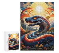 Puzzle 300 PCS Per Adolescenti Fantasy Serpent Landscape Puzzle Per Adulti Giochi Rilassanti Perfetto Per Decorare E Regalare A Tutta La Famiglia 300 PCS